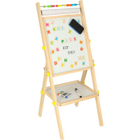 Obojstranná magnetická tabuľa s doplnkami - 38x37x90 cm