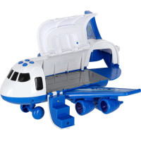 Transportné lietadlo + 3 policajné vozidlá