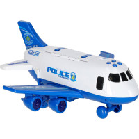 Transportné lietadlo + 3 policajné vozidlá
