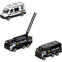 Transportné lietadlo + 3 policajné vozidlá