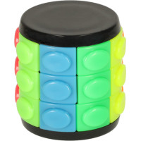 Logická hádanka s rotačným valcom 3 rady