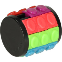 Logická hádanka s rotačným valcom 3 rady