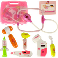 Doktorandská sada v kufríku DOCTOR - svetlo ružová