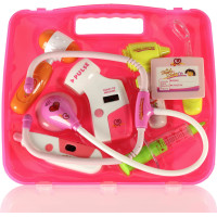 Doktorandská sada v kufríku DOCTOR - svetlo ružová