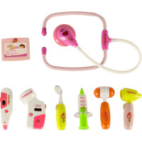 Doktorandská sada v kufríku DOCTOR - svetlo ružová