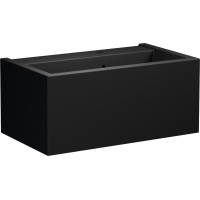 Kerasan KANAAL keramické umývadlo 80x46, 5cm, čierna mat 574131