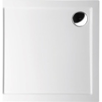 Polysan AURA sprchová vanička z liateho mramoru, štvorec 70x70cm, biela 41651
