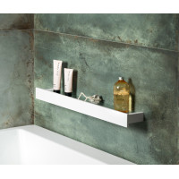 Sapho PATRON sklenená polica 78cm, biela PX785W