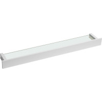 Sapho PATRON sklenená polica 78cm, biela PX785W