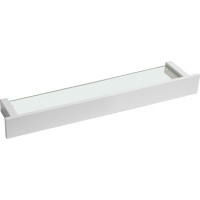 Sapho PATRON sklenená polica 58cm, biela PX582W