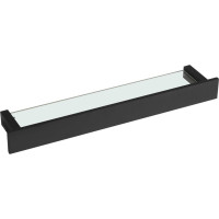 Sapho PATRON sklenená polica 58cm, čierna PX582B