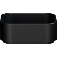 Kerasan HAKO keramické umývadlo na dosku 40x40, čierna mat 554431