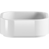 Kerasan HAKO keramické umývadlo na dosku 40x40cm, biela 554401