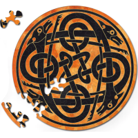 CURIOSI Obojstranné drevené puzzle Double: Pes 88 dielikov