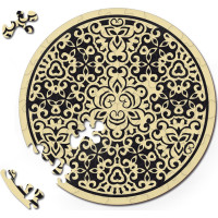 CURIOSI Obojstranné drevené puzzle Double: Piesok 88 dielikov