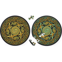 CURIOSI Obojstranné drevené puzzle Double: Drak 88 dielikov