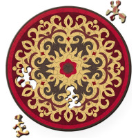 CURIOSI Obojstranné drevené puzzle Double: Ruže 88 dielikov