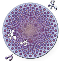 CURIOSI Obojstranné drevené puzzle Double: Body 88 dielikov