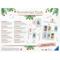 RAVENSBURGER Puzzle Adventný kalendár: Vianoce po celom svete 24x54 dielikov