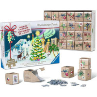 RAVENSBURGER Puzzle Adventný kalendár: Vianoce po celom svete 24x54 dielikov