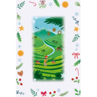 RAVENSBURGER Puzzle Adventný kalendár: Vianoce po celom svete 24x54 dielikov