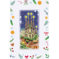 RAVENSBURGER Puzzle Adventný kalendár: Vianoce po celom svete 24x54 dielikov