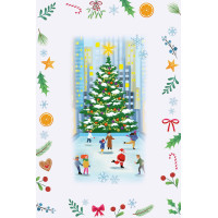 RAVENSBURGER Puzzle Adventný kalendár: Vianoce po celom svete 24x54 dielikov