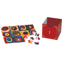 EUROGRAPHICS Puzzle Adventný kalendár: Fine Art Vianoce 24x50 dielikov