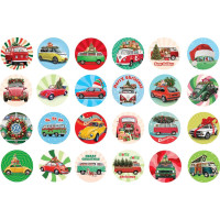 EUROGRAPHICS Puzzle Adventný kalendár: Volkswagen 24x50 dielikov