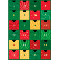 EUROGRAPHICS Puzzle Adventný kalendár: Volkswagen 24x50 dielikov