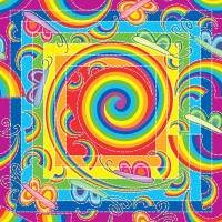 YAZZ Puzzle Dúha a motýle 1023 dielikov