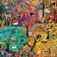 MAGNOLIA Puzzle Dúhové safari 1023 dielikov