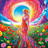 MAGNOLIA Puzzle Kvetinový chodník 1023 dielikov