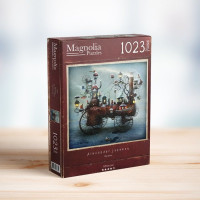 MAGNOLIA Puzzle Veľká snehová jazda 1023 dielikov