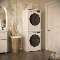 Skriňa na práčku a sušičku - biela