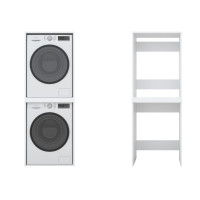 Skriňa na práčku a sušičku - biela