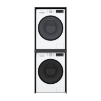 Skriňa na práčku a sušičku - čierna