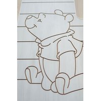 Detská posteľ DOMČEK Disney - MACKO PU A TIGRÍK 160x80 cm