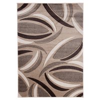 Moderný kusový koberec MATRA tmavo béžový C804B
