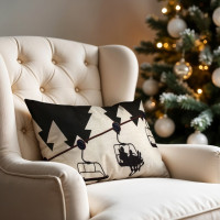 Vianočná sada VELVET INVERNO - 3x obliečka na vankúš