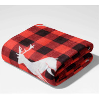 Vianočná sada COZY & NATALE - deka 150x200 cm + vankúš Happy Holidays