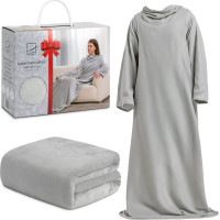 Deka s rukávmi v SANTA'S SNUGGLE v darčekovom balení - 130x180 cm