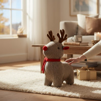 Zarážka do dverí JELEN - 24x20 cm - béžový