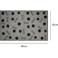 Koberec pre psov DOG REST 50x80 cm - šedý