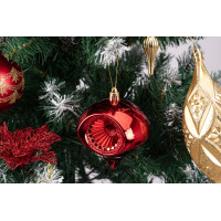 Sada vianočných ozdôb na stromček MARIEN - 70 kusov - červené/zlaté