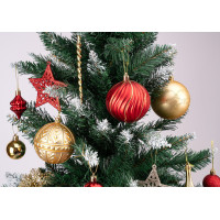 Sada vianočných ozdôb na stromček MARIEN - 70 kusov - červené/zlaté