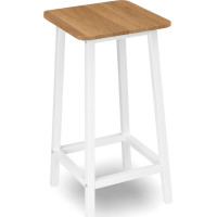 Barová stolička KENT Modern oak - dub/biela