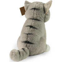 Rappa Plyšová mačka sediaca šedá 23 cm SOFT COLLECTION, ECO-FRIENDLY