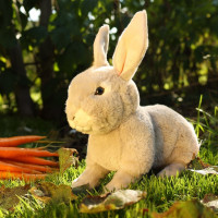 Rappa Plyšový králik sivý 23 cm SOFT COLLECTION, ECO-FRIENDLY