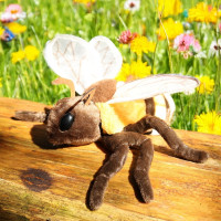 Rappa Plyšové včely 20 cm ECO-FRIENDLY